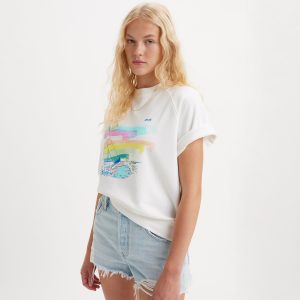 Levi's® Women's Graphic Marina Short-Sleeve Sweatshirt