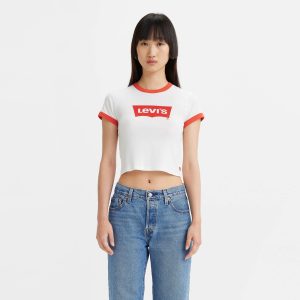 Levi's® Women's Graphic Ringer Mini Tee