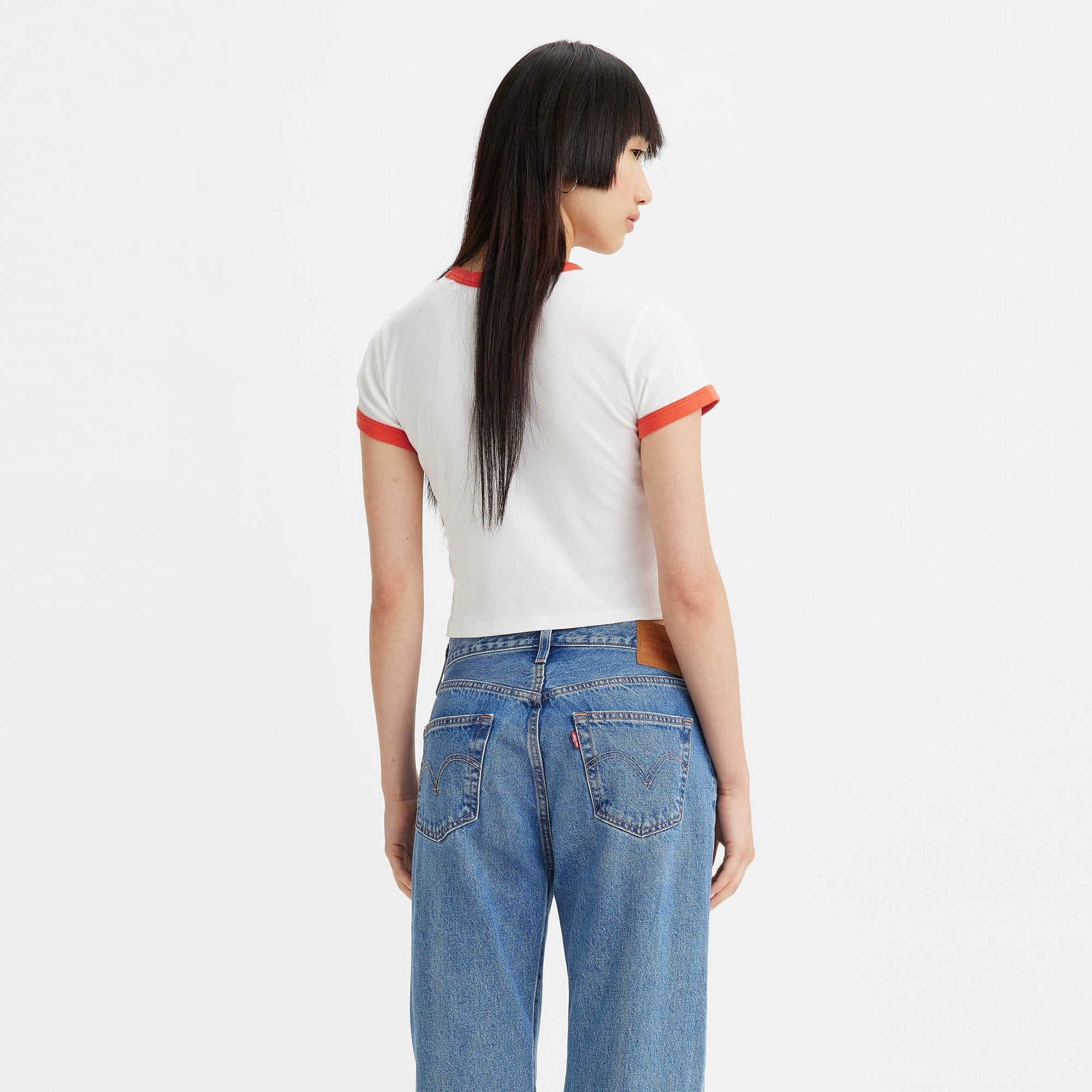 Levi's® Women's Graphic Ringer Mini Tee - 图片 3