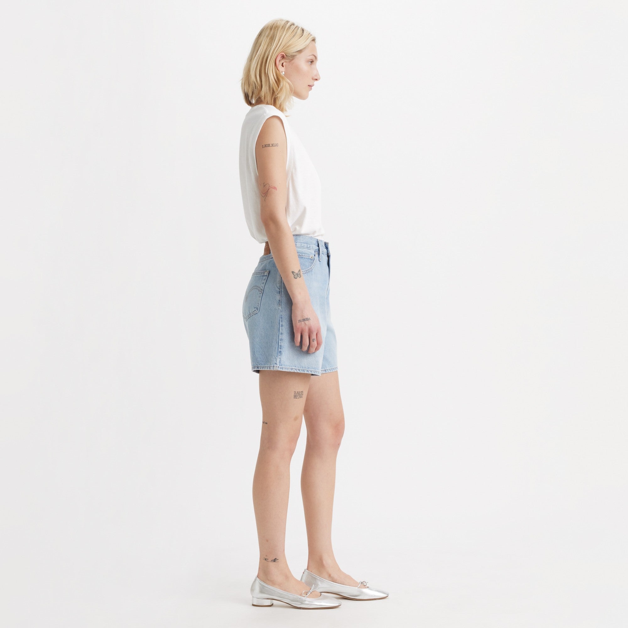 Levi's® Women's High-Rise Baggy Shorts - 图片 4