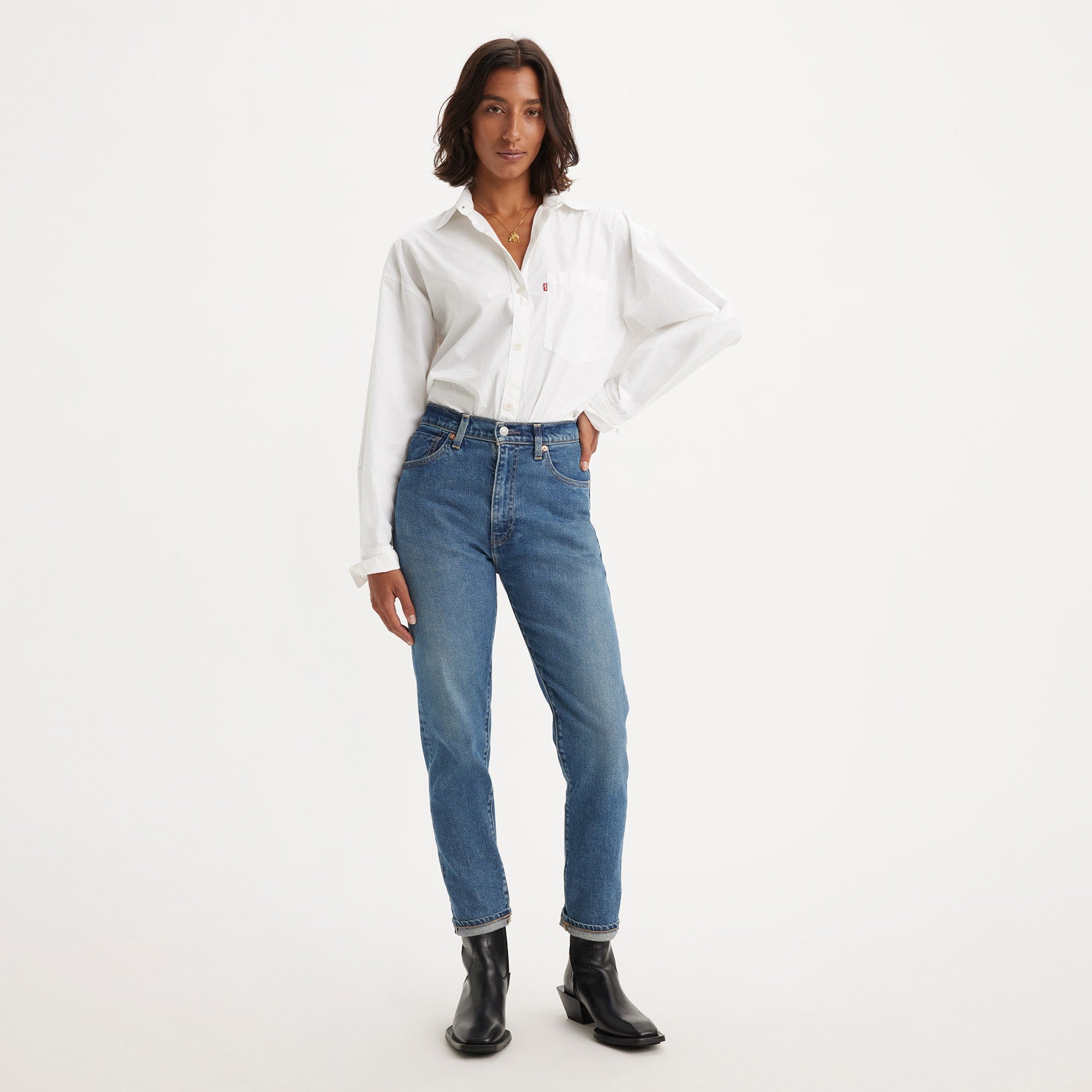 Levi's® Women's Made in Japan High-Rise Slim Jeans - 图片 5