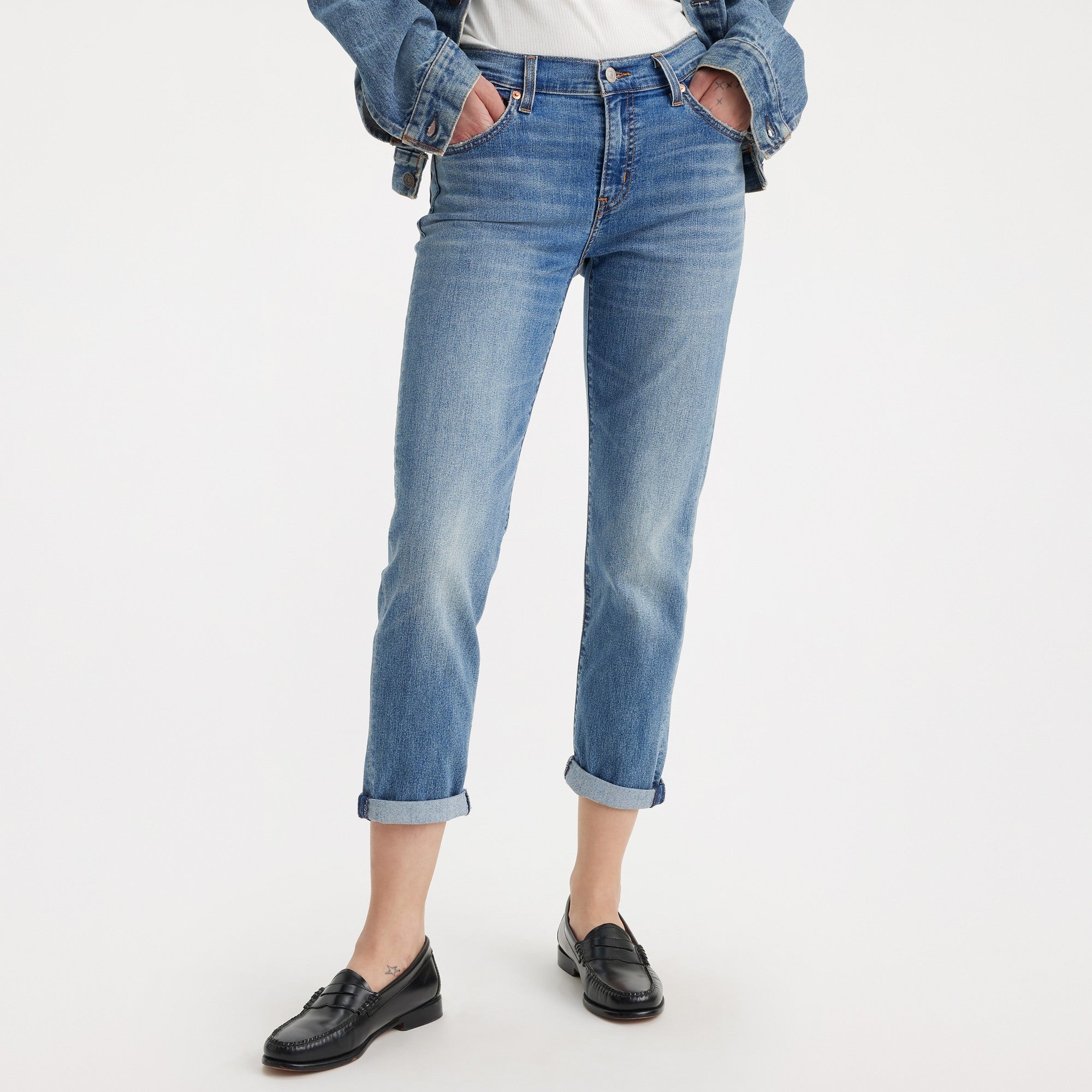 Levi's® Women's Mid-Rise Boyfriend Jeans - 图片 6