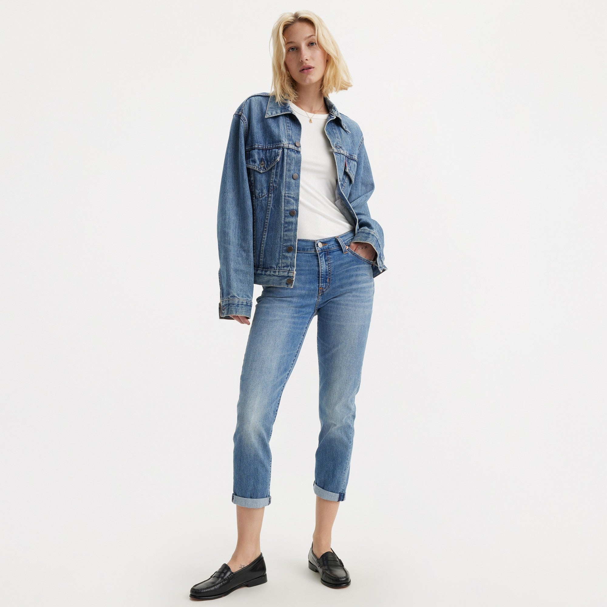 Levi's® Women's Mid-Rise Boyfriend Jeans - 图片 3