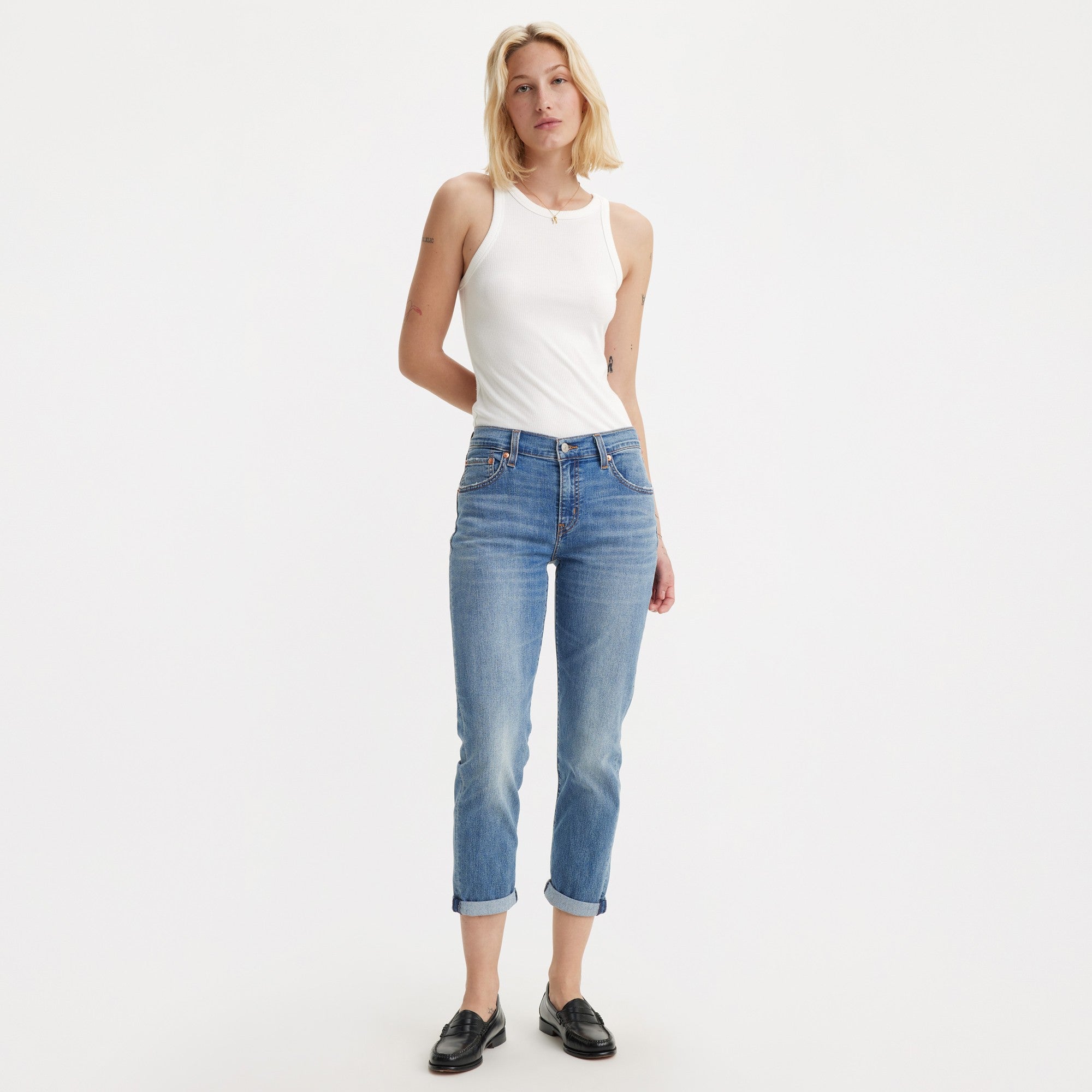 Levi's® Women's Mid-Rise Boyfriend Jeans - 图片 2