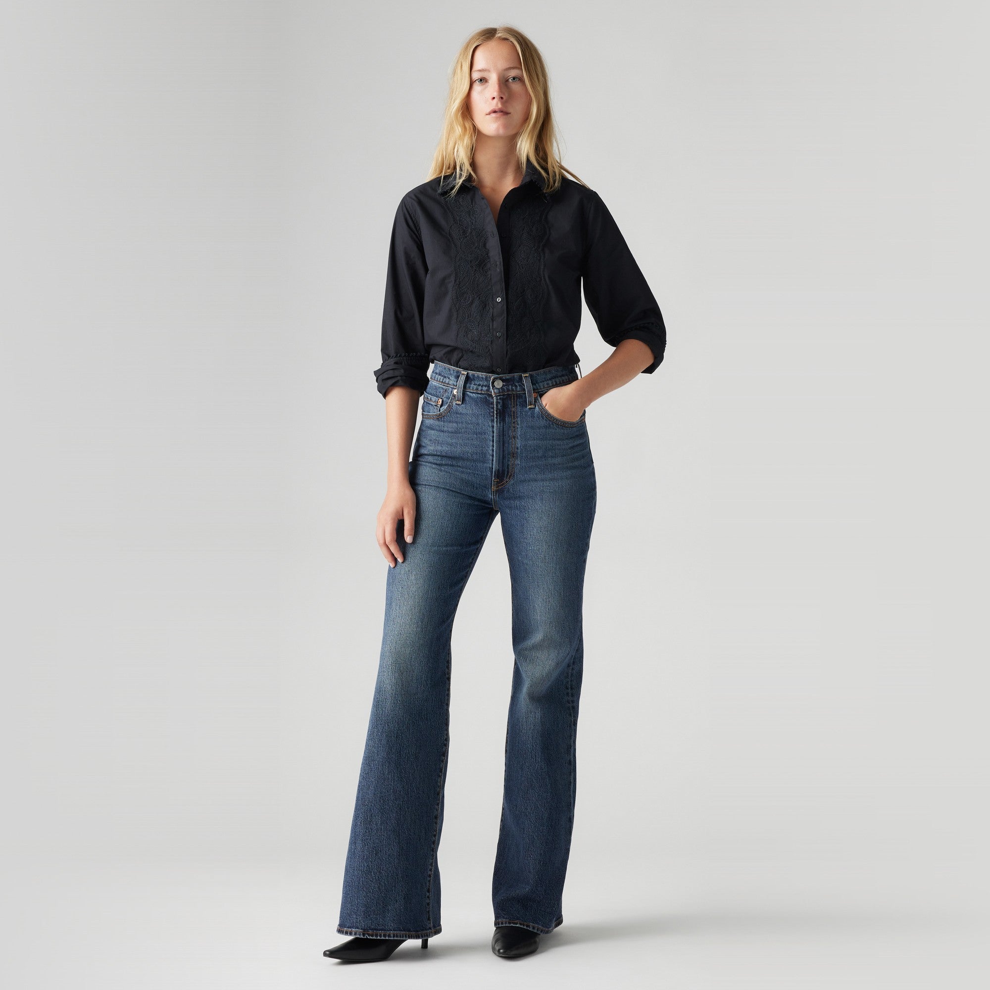 Levi's® Women's Ribcage Bell Jeans - 图片 5