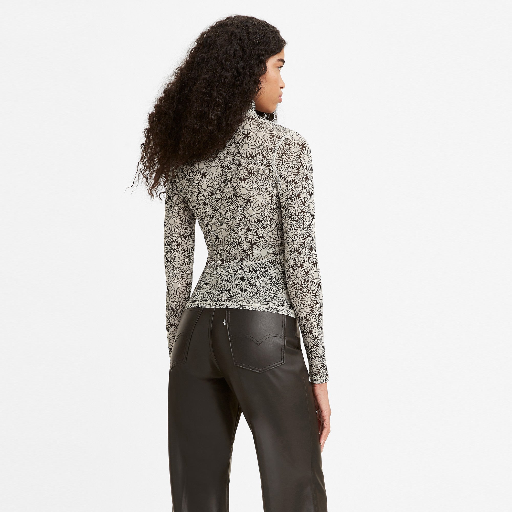 Levi's? Women's Second Skin Mockneck Shirt - 图片 2