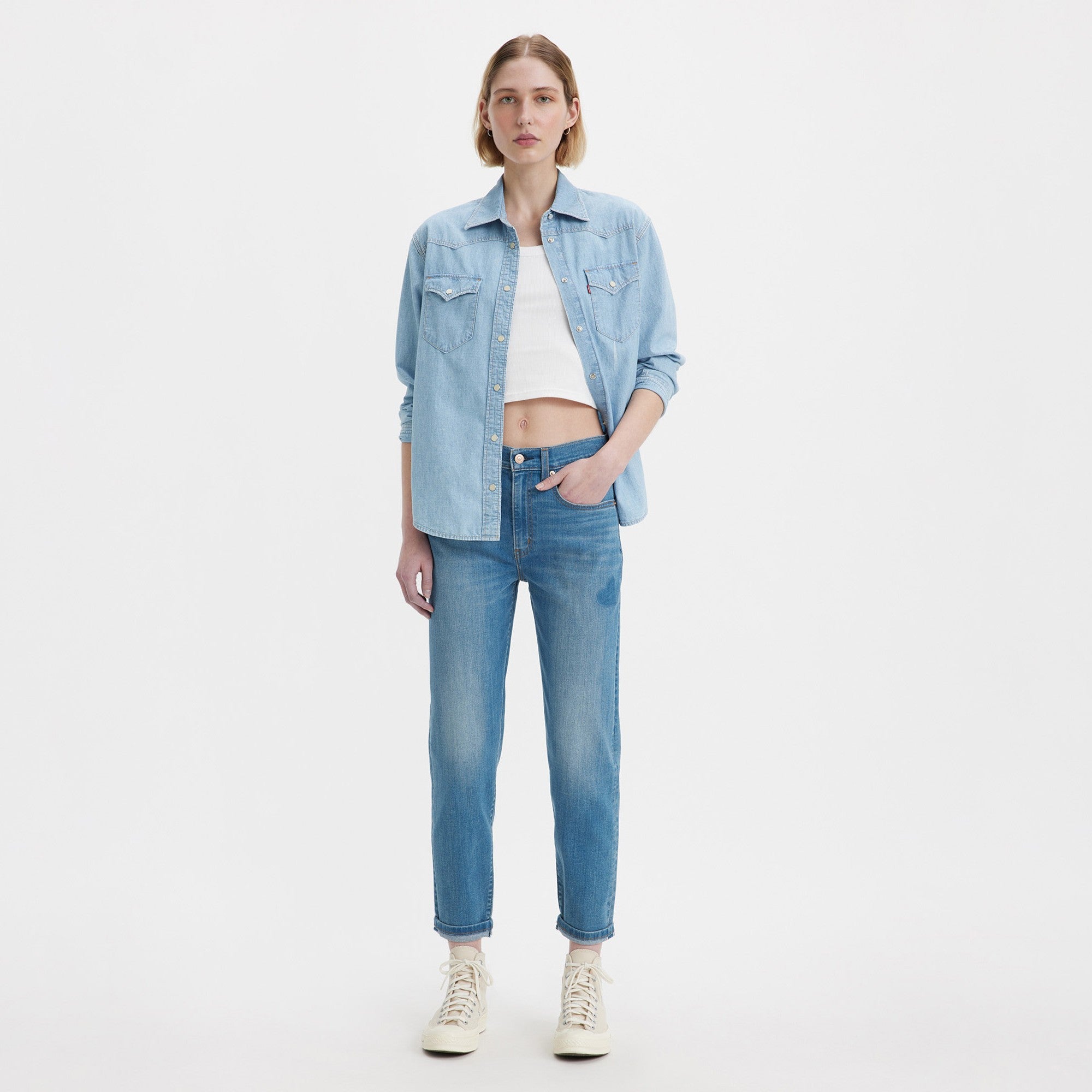 Levi's® Women's Selvedge High-Rise Boyfriend Jeans - 图片 5