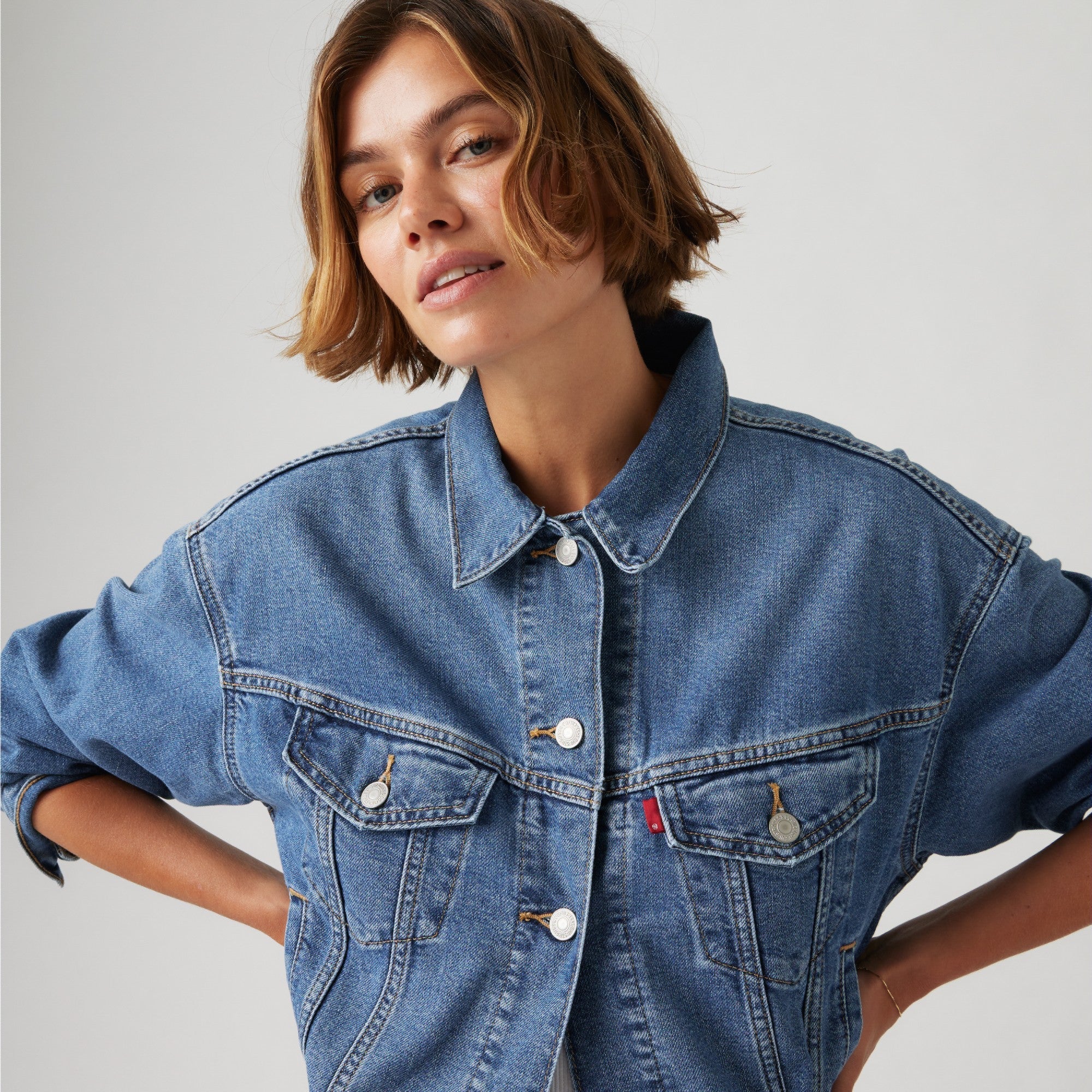 Levi's? Women's Shrunken '90s Trucker Jacket - 图片 4