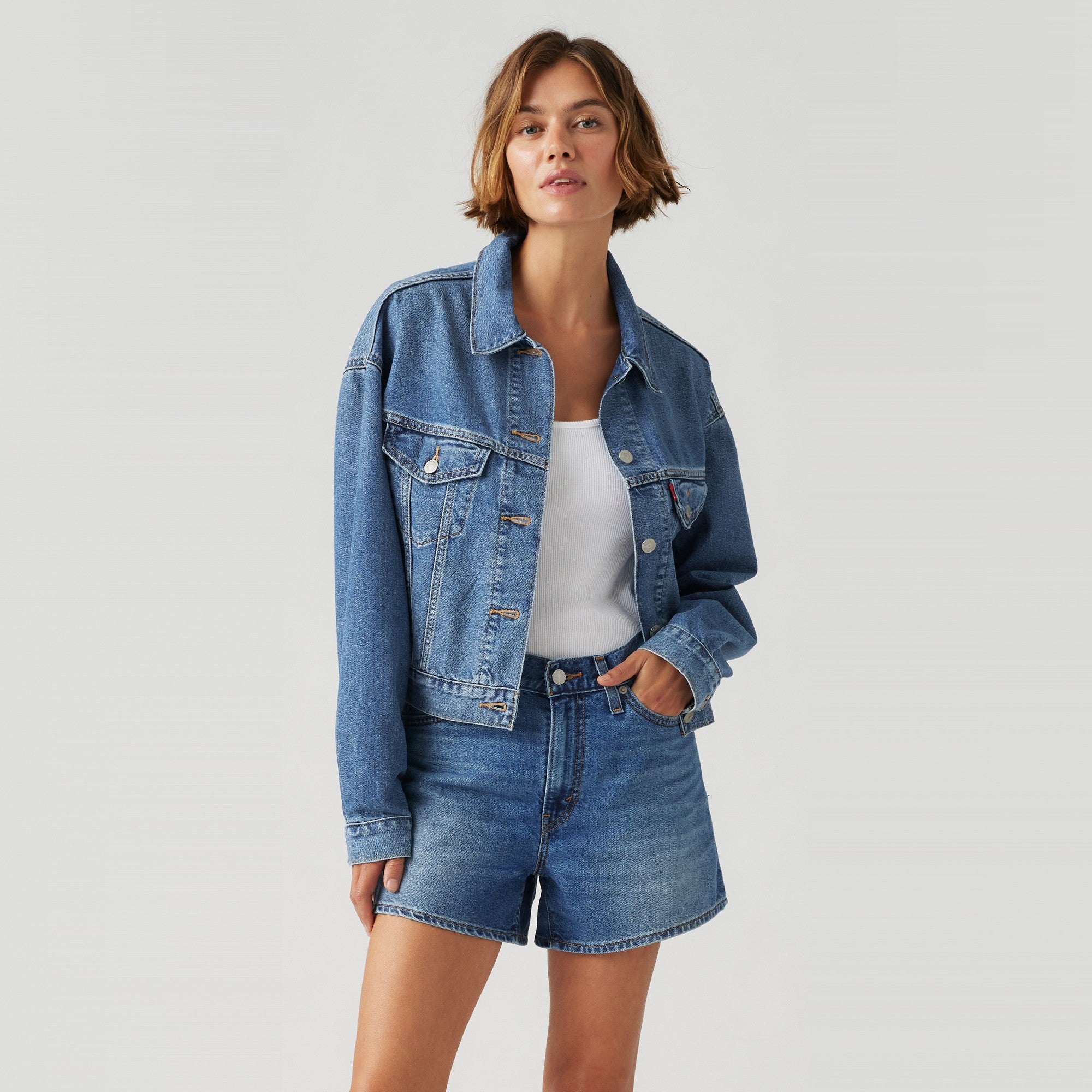 Levi's? Women's Shrunken '90s Trucker Jacket - 图片 3