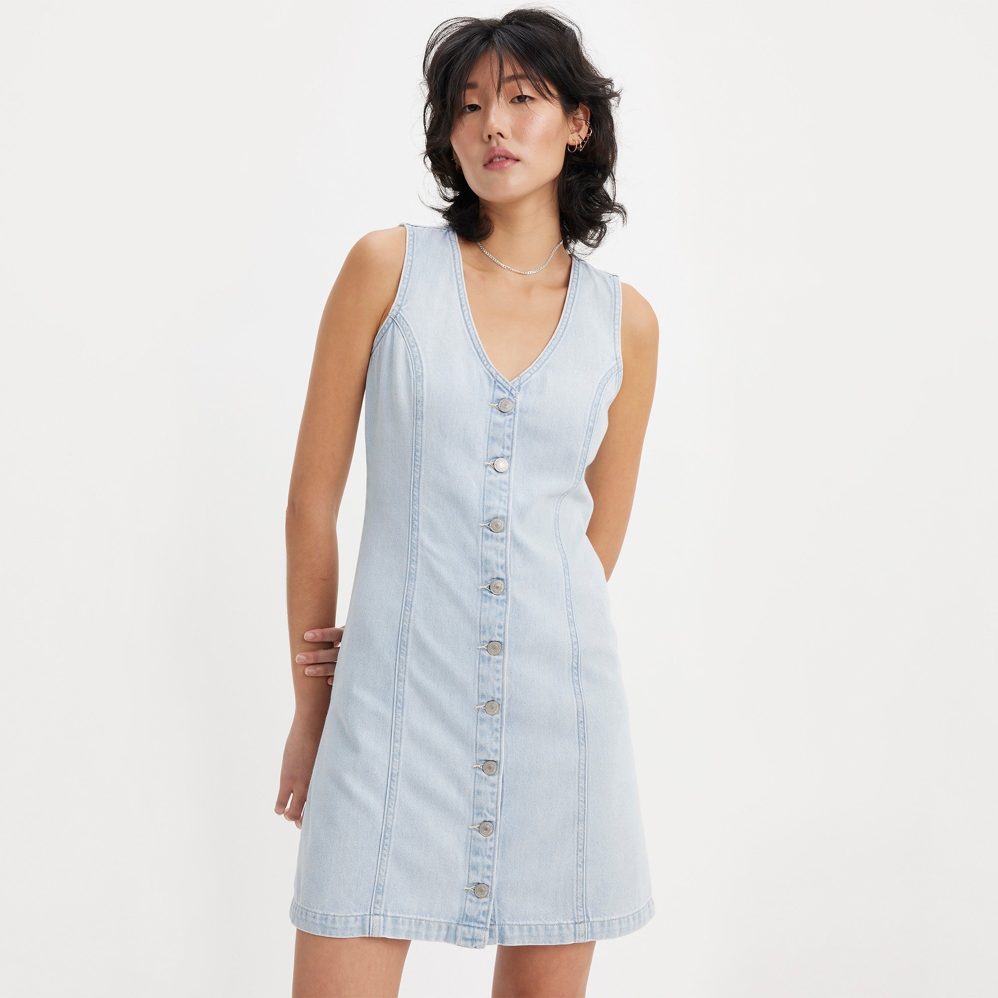 Levi's? Women's Thora Denim Mini Dress - 图片 4