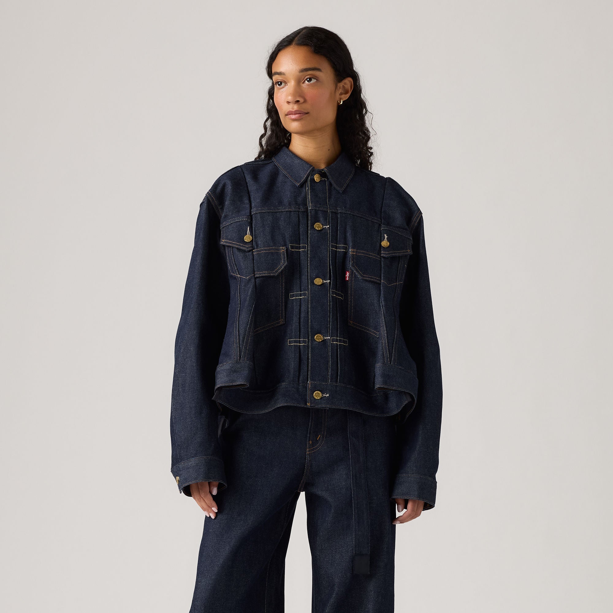 Levi's® x sacai women's denim jacket - 图片 4