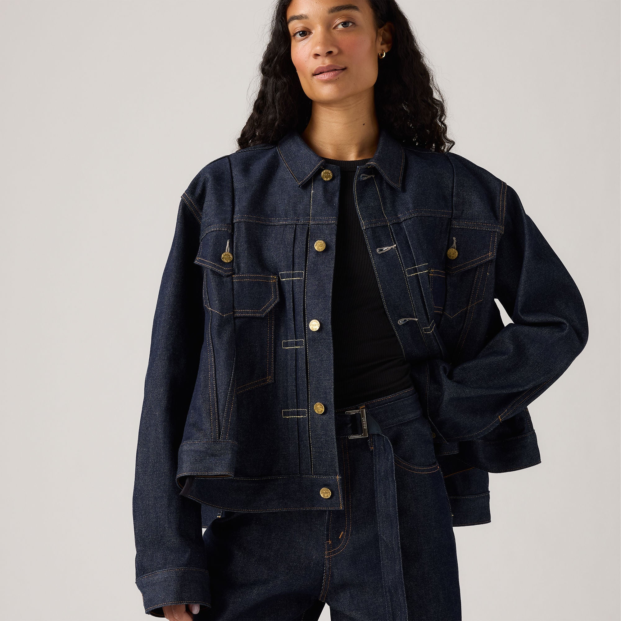 Levi's® x sacai women's denim jacket - 图片 2