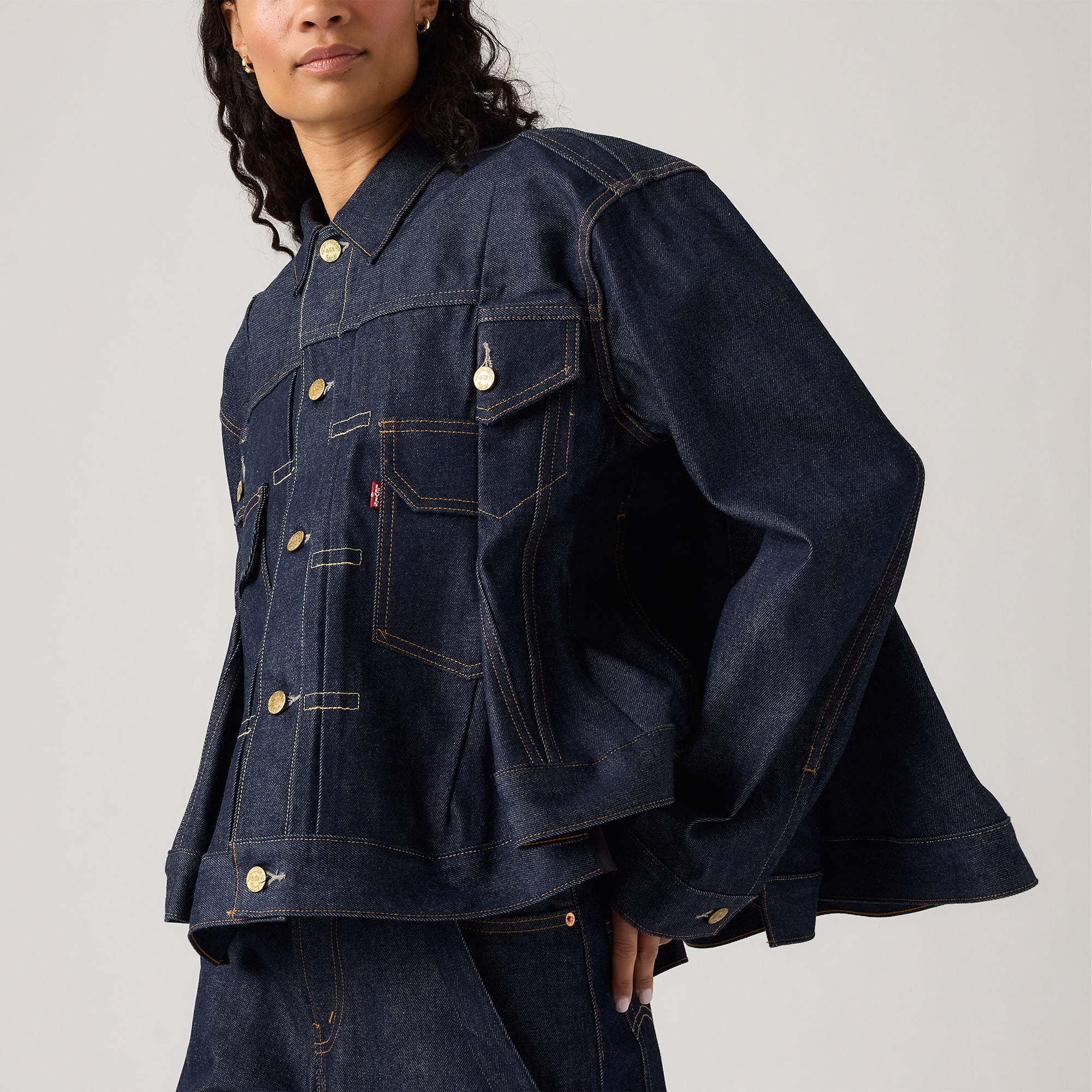 Levi's® x sacai women's denim jacket - 图片 3
