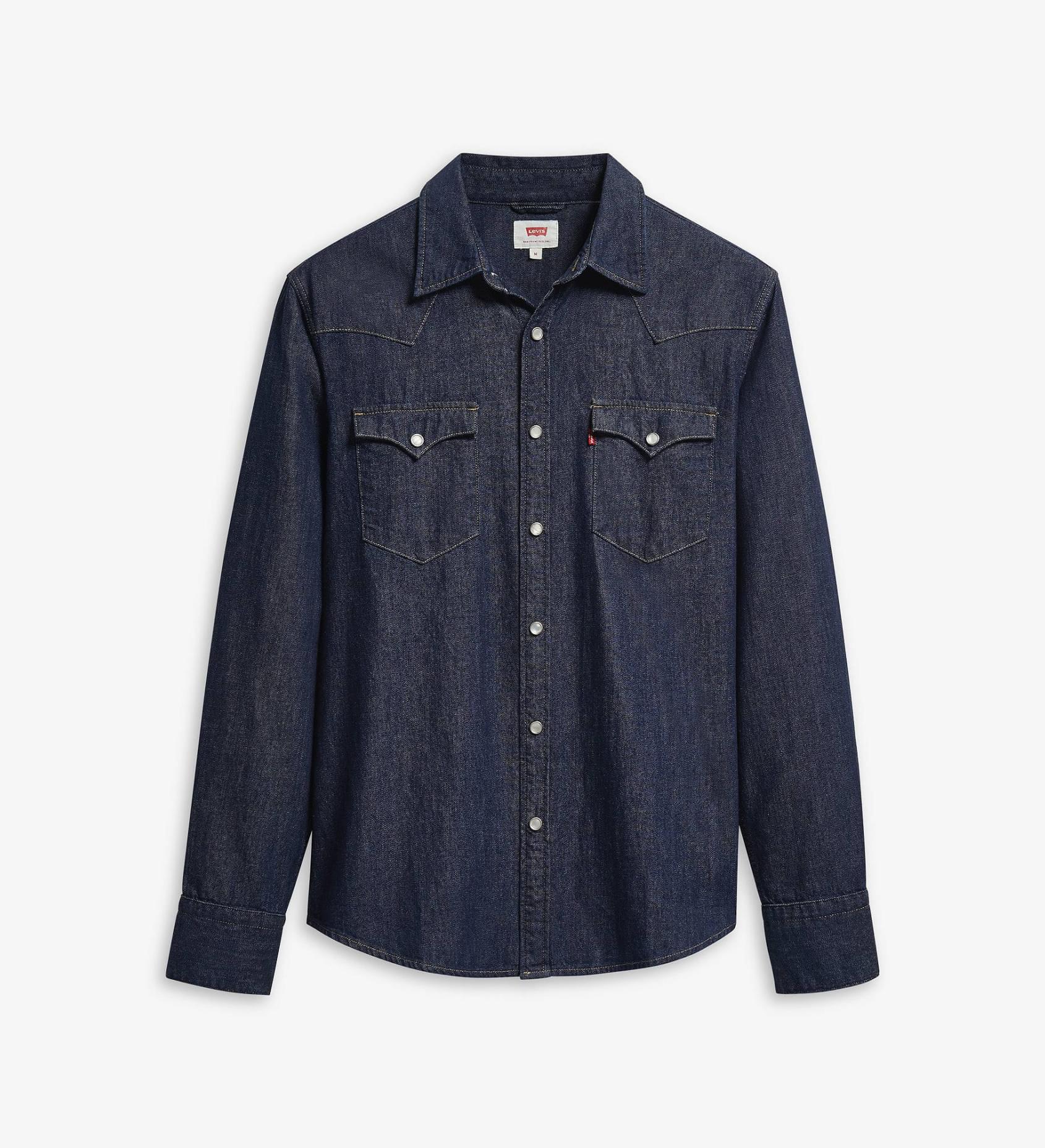 Levi's® Men's Barstow Denim Western Shirt. Standard Fit - 图片 5